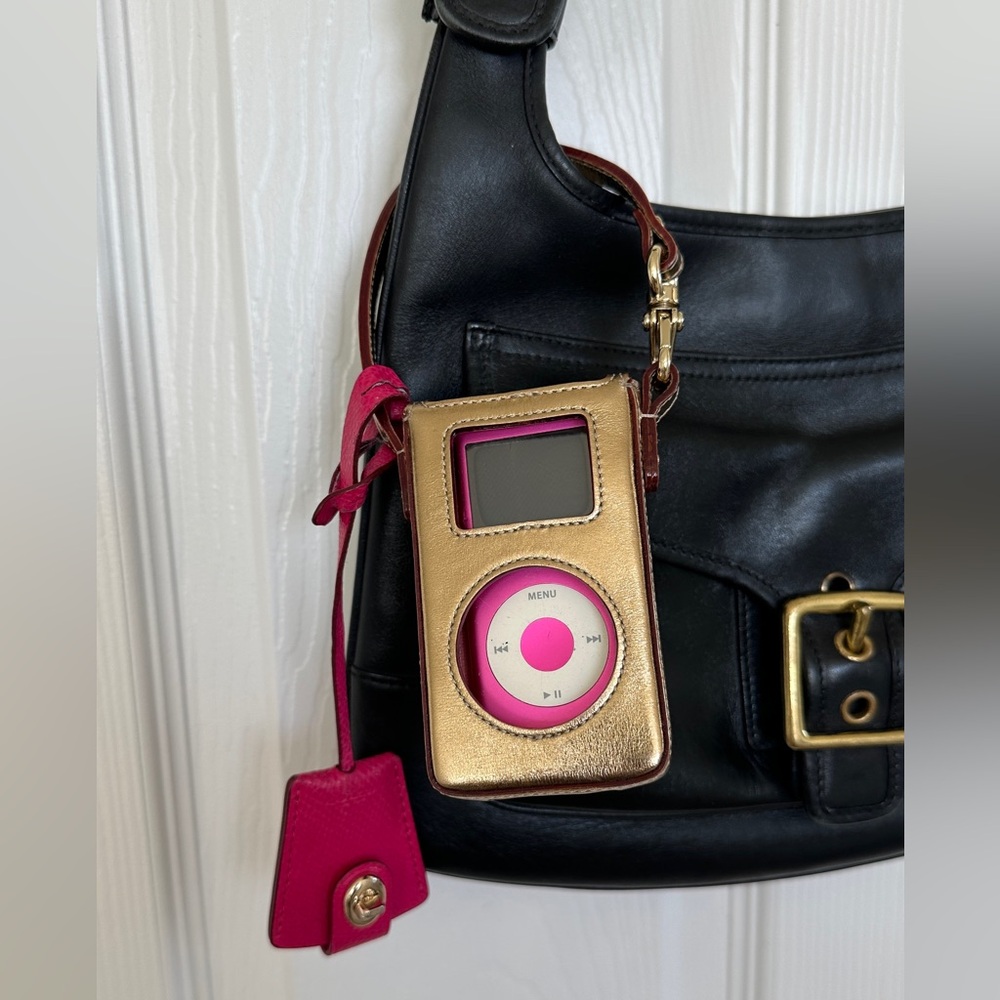 Y2K Bag Charm Bundle Coach Pink Clochette Kate Spade iPod Holder Pink iPod - Picture 2 of 15
